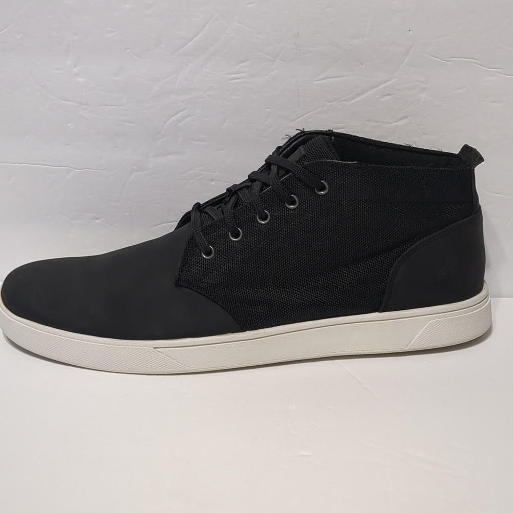 Timberland Men Plain Toe Ankle Chukka Boots Groveton Size 11.5 Black - Picture 1 of 7